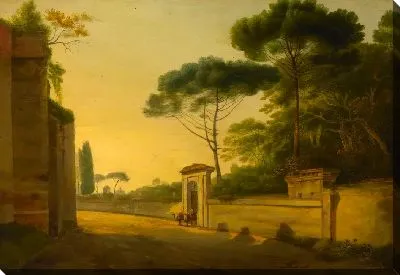 Картина Придорожная сцена в Риме