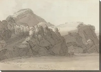 Картина Скалистый берег в Кумбмартине, Девон (залив Комб Мартин)