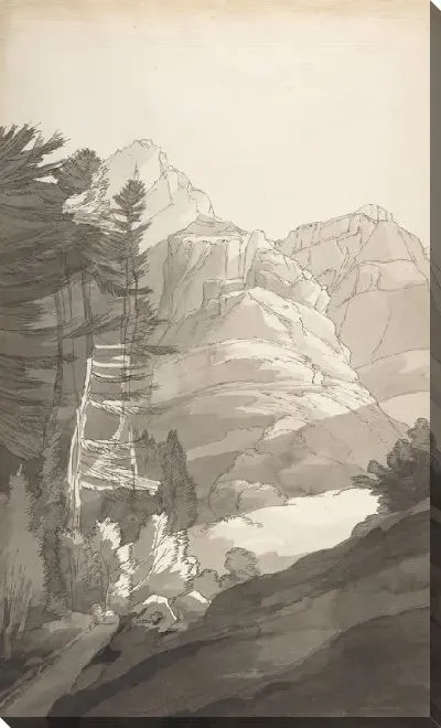 Картина Около Гларис [Гларус], Швейцария