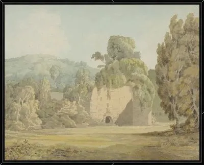 Руины, покрытые плющом