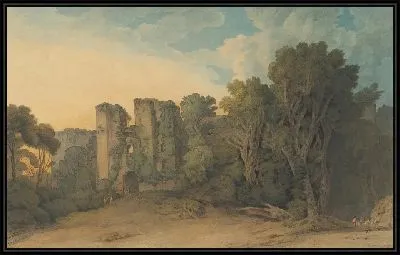 Замок Берри Померой в графстве Девон