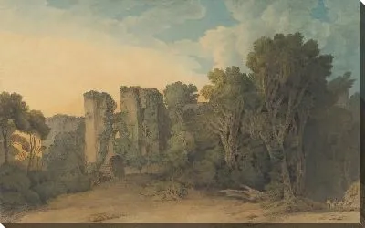 Замок Берри Померой в графстве Девон