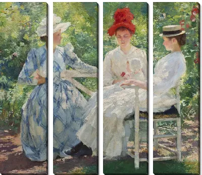 Три сестры - исследование в солнечном свете июня