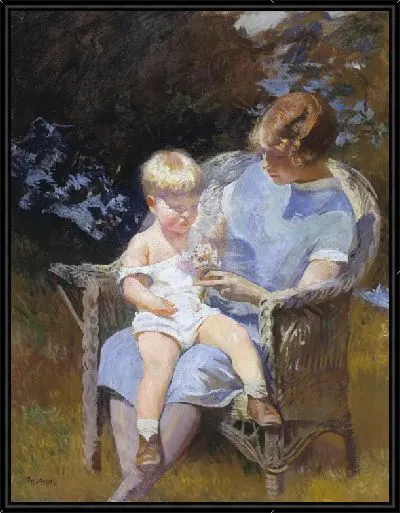Картина Марджори и Маленький Эдмунд