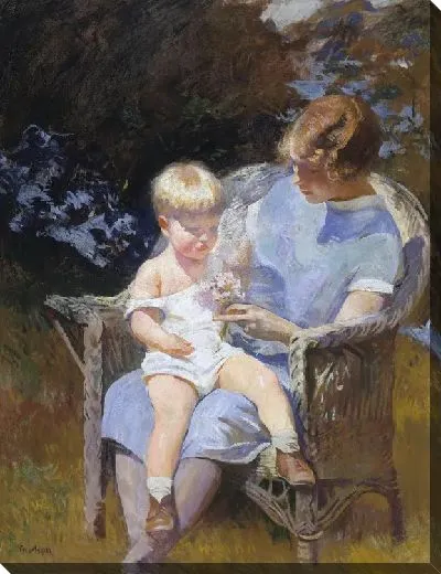 Картина Марджори и Маленький Эдмунд