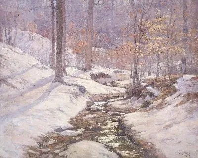 Картина Зимний солнечный свет