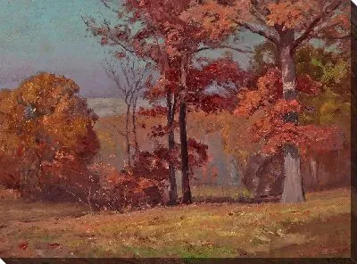 Картина Когда Дубы Красные (Пейзаж Бруквилля)