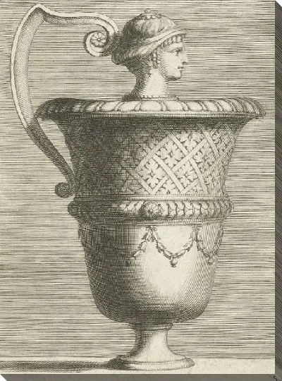 Картина Кувшин с женской головой на крышке