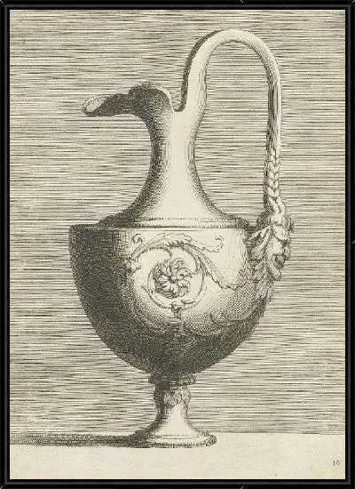 Картина Кувшин с сатировой головкой внизу ручки