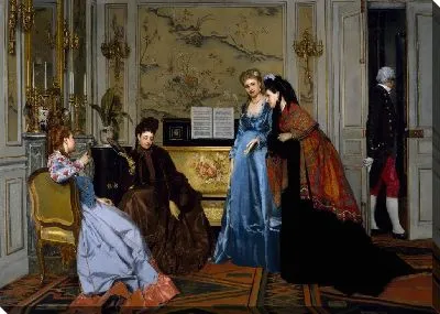 Элегантные фигуры в салоне