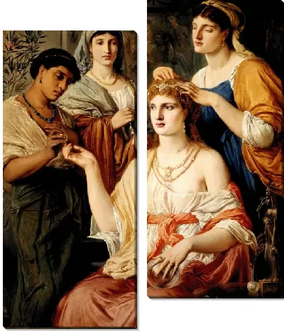 Картина Туалет римской леди