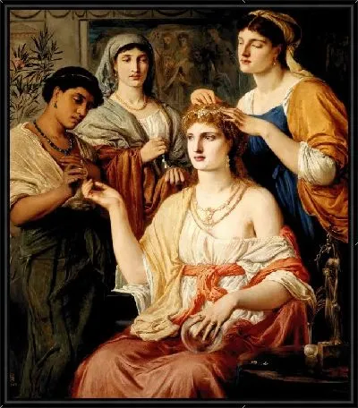 Картина Туалет римской леди