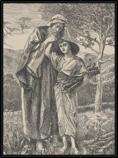 Картина Авраам и Исаак (Библейская галерея Далзилса)