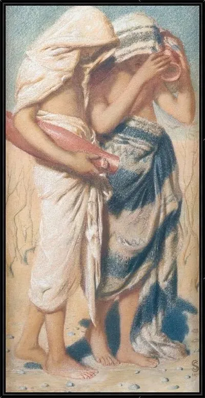 Картина Засуха: «Иуда скорбит, и врата его чахнут ...» (Иеремия XIV, 2-3)