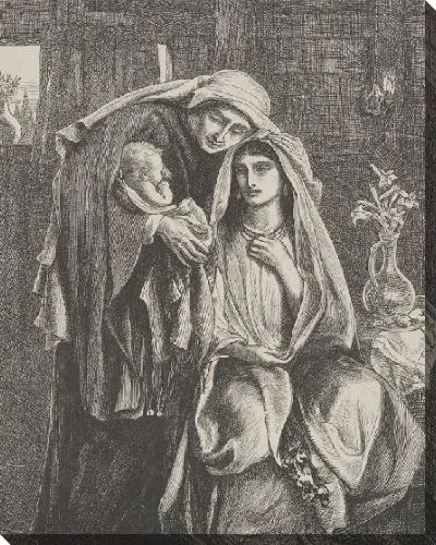 Картина Наоми и Младенец Обед (Библейская галерея Далзилса)