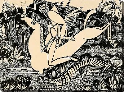 Картина ТИГР (оригинальный рисунок для альбома 'XX DESSINS')