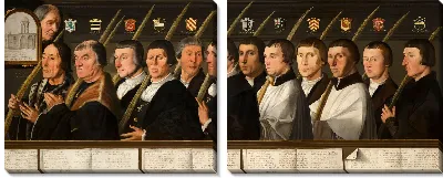 Картина Двенадцать членов Харлемского братства Иерусалимских паломников