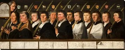 Картина Двенадцать членов Харлемского братства Иерусалимских паломников