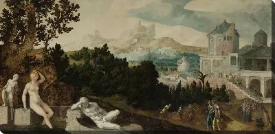 Картина Пейзаж с Вирсавией