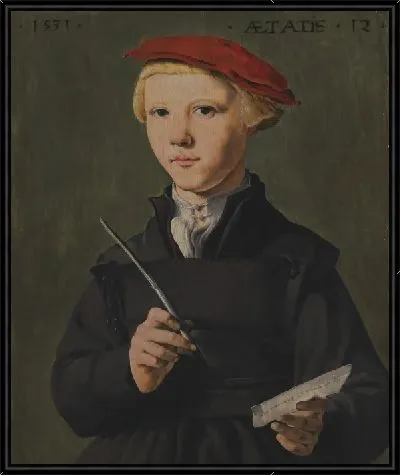 Картина Портрет молодого ученого