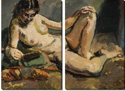 Картина Лежащая обнаженная №9