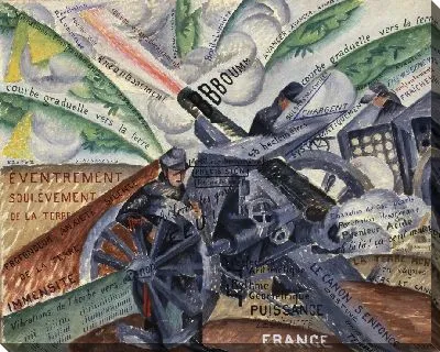 Картина Пушки в действии