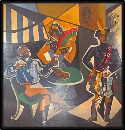 Джино Северини - Больная Европа (панель Джампаоли)