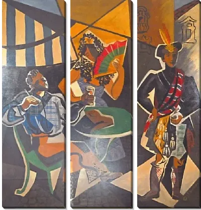 Джино Северини - Больная Европа (панель Джампаоли)