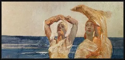 Картина Елена и Кассандра