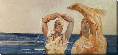 Картина Елена и Кассандра