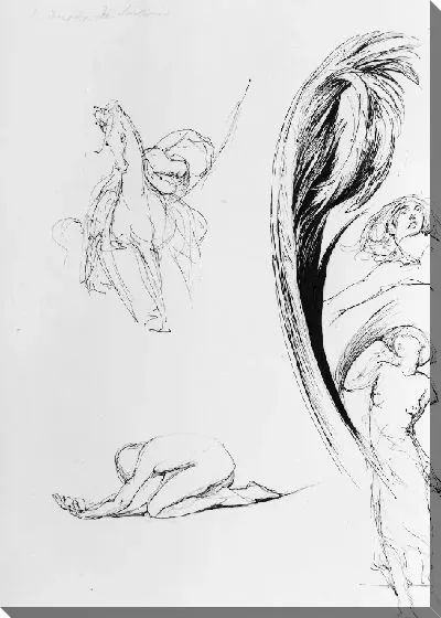 Картина Женские фигуры, конь