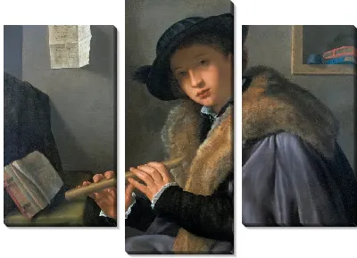 Картина Портрет молодого человека с флейтой