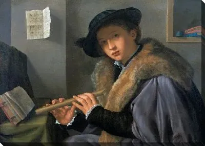 Картина Портрет молодого человека с флейтой