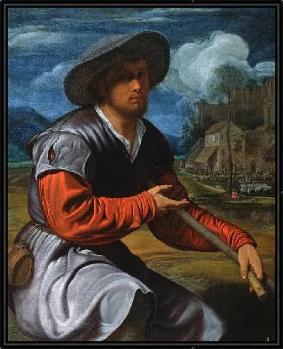 Картина Пастух с флейтой