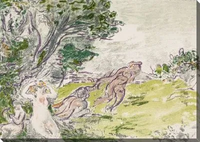 Картина Сидящая нимфа под деревом