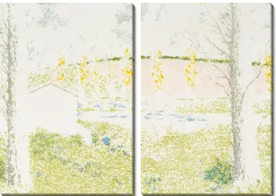 Пейзаж с домом