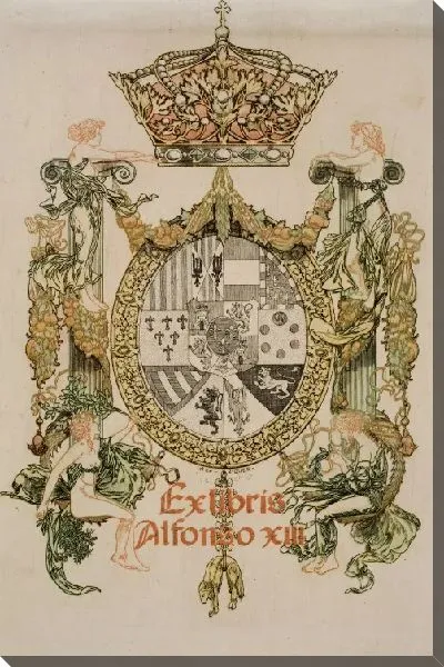 Картина Книжная тарелка Альфонса XIII