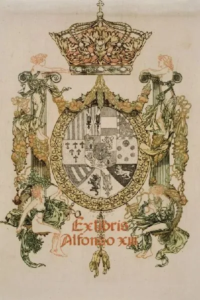 Картина Книжная тарелка Альфонса XIII