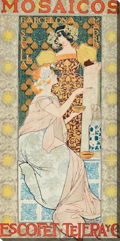 Картина Эскофет-Техера и Калифорния мозаики