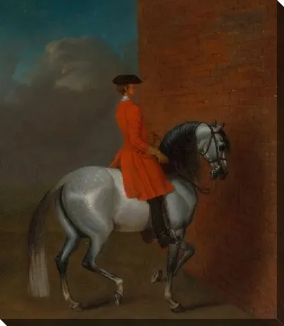 Картина Упражнение в Высшей школе: Проход налево вдоль стены, после Вандербанка