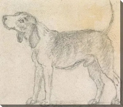 Картина Гончая Левая