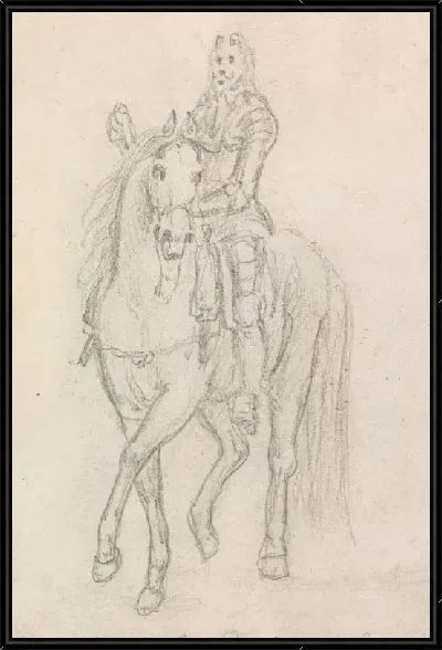 Картина Король Карл I из Англии, Конный