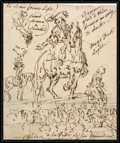 Картина Всадник в доспехах