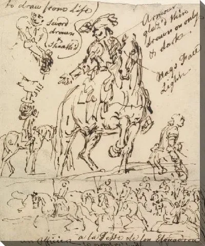 Картина Всадник в доспехах