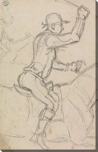 Картина Этюд с жокей