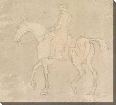 Картина Белоснежка на упражнении: с капюшоном и грубый, жокей вверх, ходьба влево