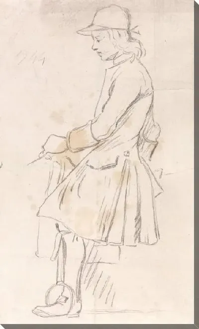 Картина Этюд для конного жокея, вид слева, 3 июня 1744 г.