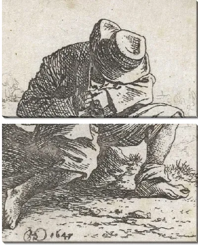 Картина Ловец вшей