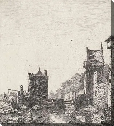 Картина Порт в Утрехте