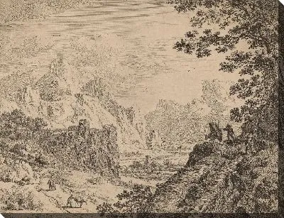 Картина Вид на реку Рейн